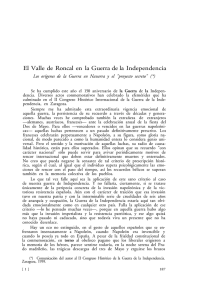 El Valle del Roncal en la Guerra de la Independencia