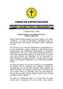 LINEAS DE ESPIRITUALIDAD