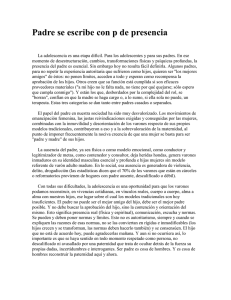 Padre se escribe con p de presencia