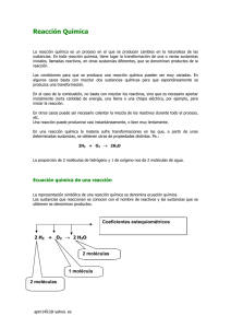 Reacción Química