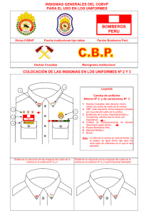 Guía de Insignias y Uniformes CGBVP - Bomberos Perú