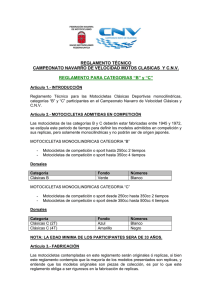 REGLAMENTO TÉCNICO CAMPEONATO NAVARRO DE