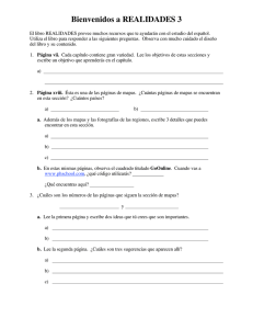 Bienvenidos a REALIDADES 3