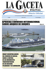 LA GACETA Nº 84 de la fecha 04 05 2009