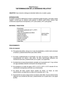 “DETERMINACIÓN DE LA DENSIDAD RELATIVA”