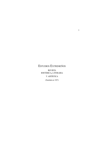 estudios extremeños - Diputación de Badajoz