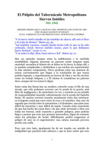Siervos Inútiles - Charles H. Spurgeon