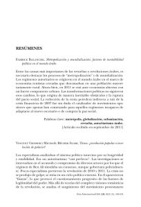 resúmenes - Foro Internacional
