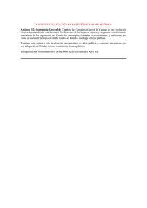 Artículo 232 Constitución Guatemala: Contraloría General de Cuentas