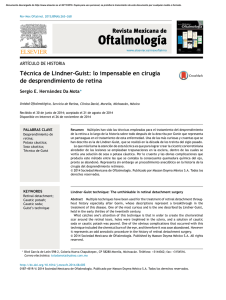 Técnica de Lindner-Guist: Historia del Desprendimiento de Retina