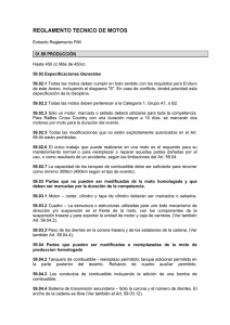 reglamento tecnico de motos