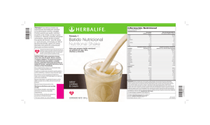 Información nutricional