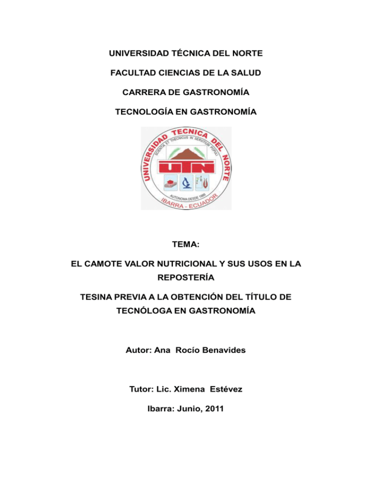 06 GAS 008 TITULO DE LA TESINA