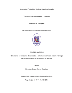 Universidad Pedagógica Nacional Francisco Morazán Vicerrectoría