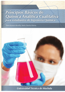 Química Analítica Cualitativa para Ingeniería Química