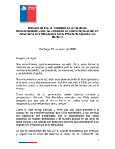 Discurso de S.E. la Presidenta de la República