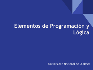 Elementos de Programación y Lógica