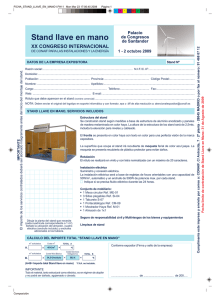 Stand llave en mano