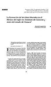 La f ormaci6n de las elites liberal es en el Mexico del siglo XIX