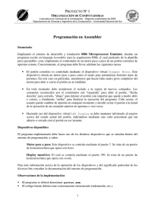 Proyecto 1 - Departamento de Ciencias e Ingeniería de la