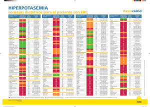 Dieta para Hiperpotasemia y ERC: Consejos y Alimentos