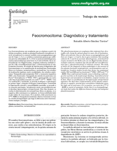 Feocromocitoma: Diagnóstico y tratamiento