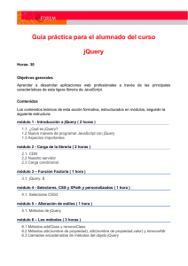 Guía práctica para el alumnado del curso jQuery - e