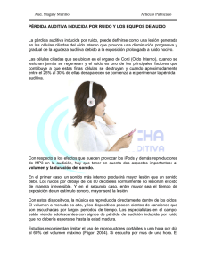 Aud. Magaly Murillo Artículo Publicado PÉRDIDA AUDITIVA
