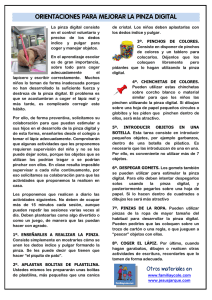 orientaciones para mejorar la pinza digital