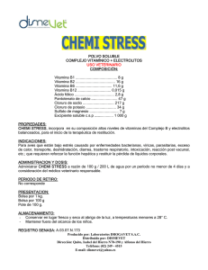 POLVO SOLUBLE COMPLEJO VITAMÍNICO + ELECTROLITOS