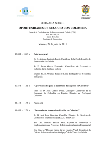 jornada sobre oportunidades de negocio con colombia