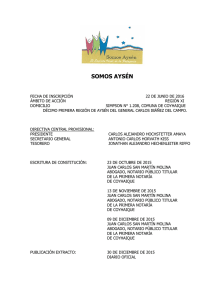 Somos Aysén - Servicio Electoral