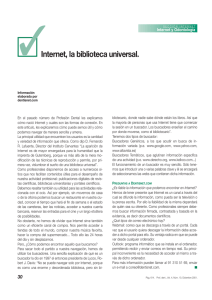 Internet, la biblioteca universal.