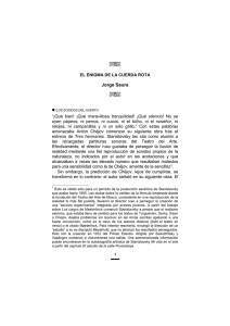 El enigma de la cuerda rota.