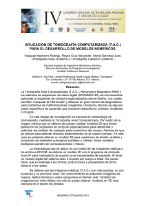 APLICACIÓN DE TOMOGRAFÍA COMPUTARIZADA (T.A.C.) PARA