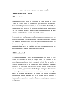 CAPITULO I: PROBLEMA DE INVESTIGACIÓN 1.1