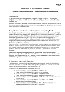 Sustitución de Importaciones Químicas