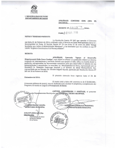 I. MUNICIPALIDAD DE PAINE APRUÉBASE: CONVENIO SSMS