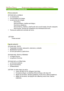 Programación 1º bachillerato