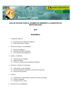 Gía Bioquímica 2015