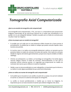 Tomografía Axial Computarizada