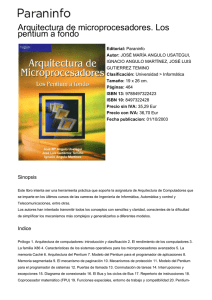 Arquitectura de Microprocesadores Pentium: Libro de Texto
