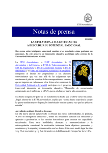 La UPM ayuda a sus estudiantes a descubrir su potencial emocional