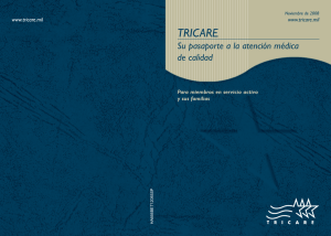 TRICARE Su pasaporte a la atención médica de