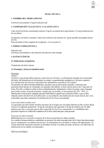 1 de 9 FICHA TÉCNICA 1. NOMBRE DEL MEDICAMENTO
