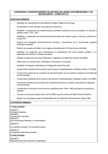 contenidos y criterios mínimos de historia del mundo