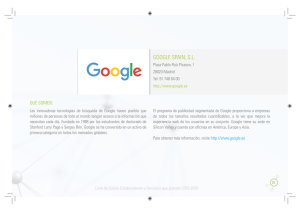 google spain, sl - Asociación Española de Anunciantes