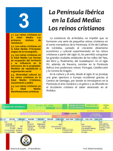 La Península Ibérica en la Edad Media: Los reinos cristianos