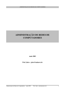 administração de redes de computadores