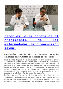 Canarias, a la cabeza en el crecimiento de las enfermedades de